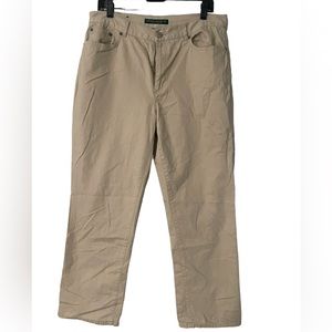 Polo Lauren Ralph Lauren Womens Carpenter Pants Beige/ Khaki pants size 14